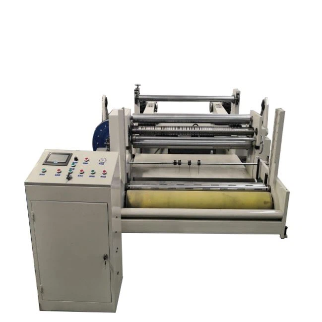 Automatic Kraft Paper Roll Slitting Rewinding Machine For Paper Bag Industry